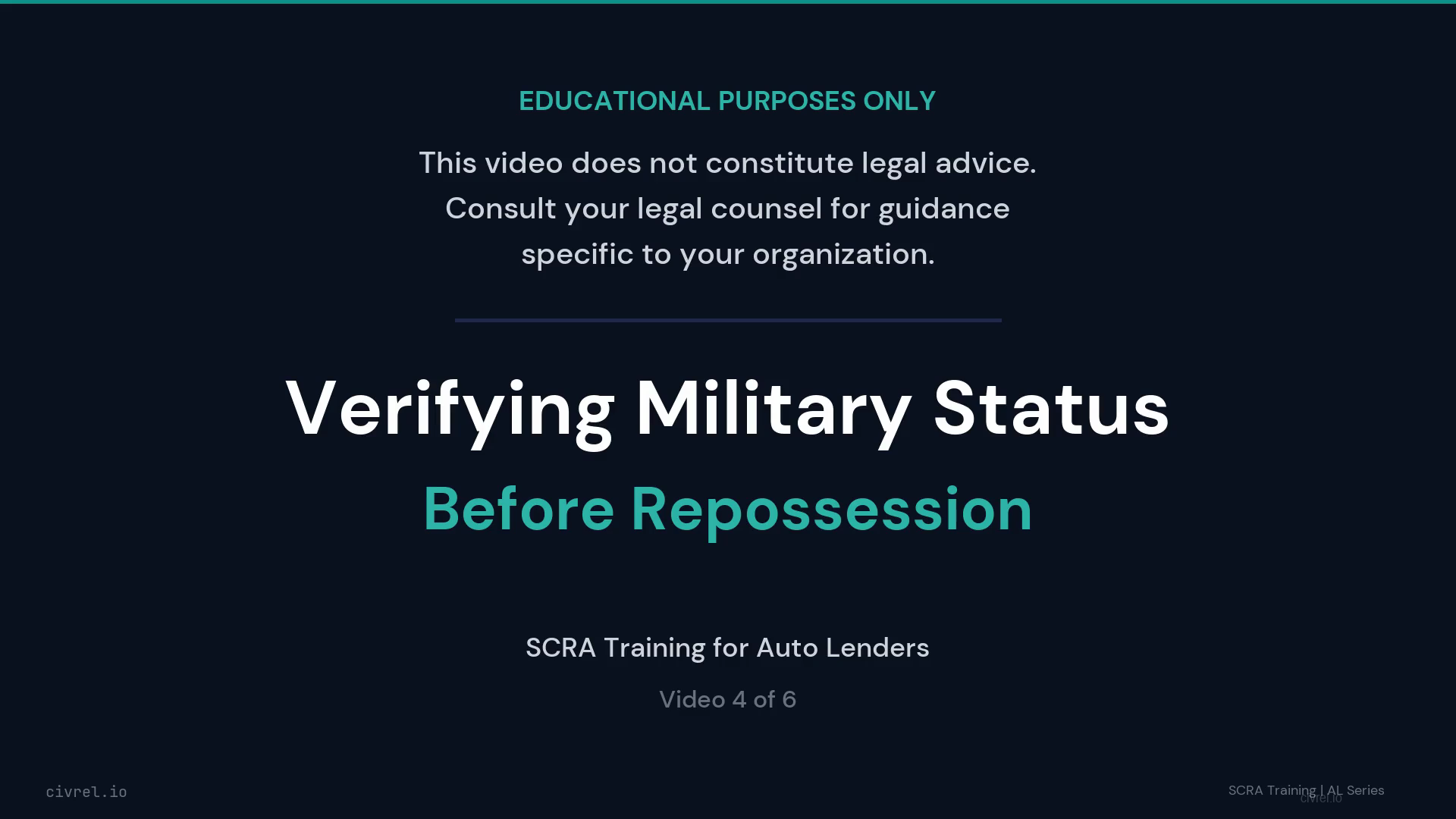 Military Status Verification