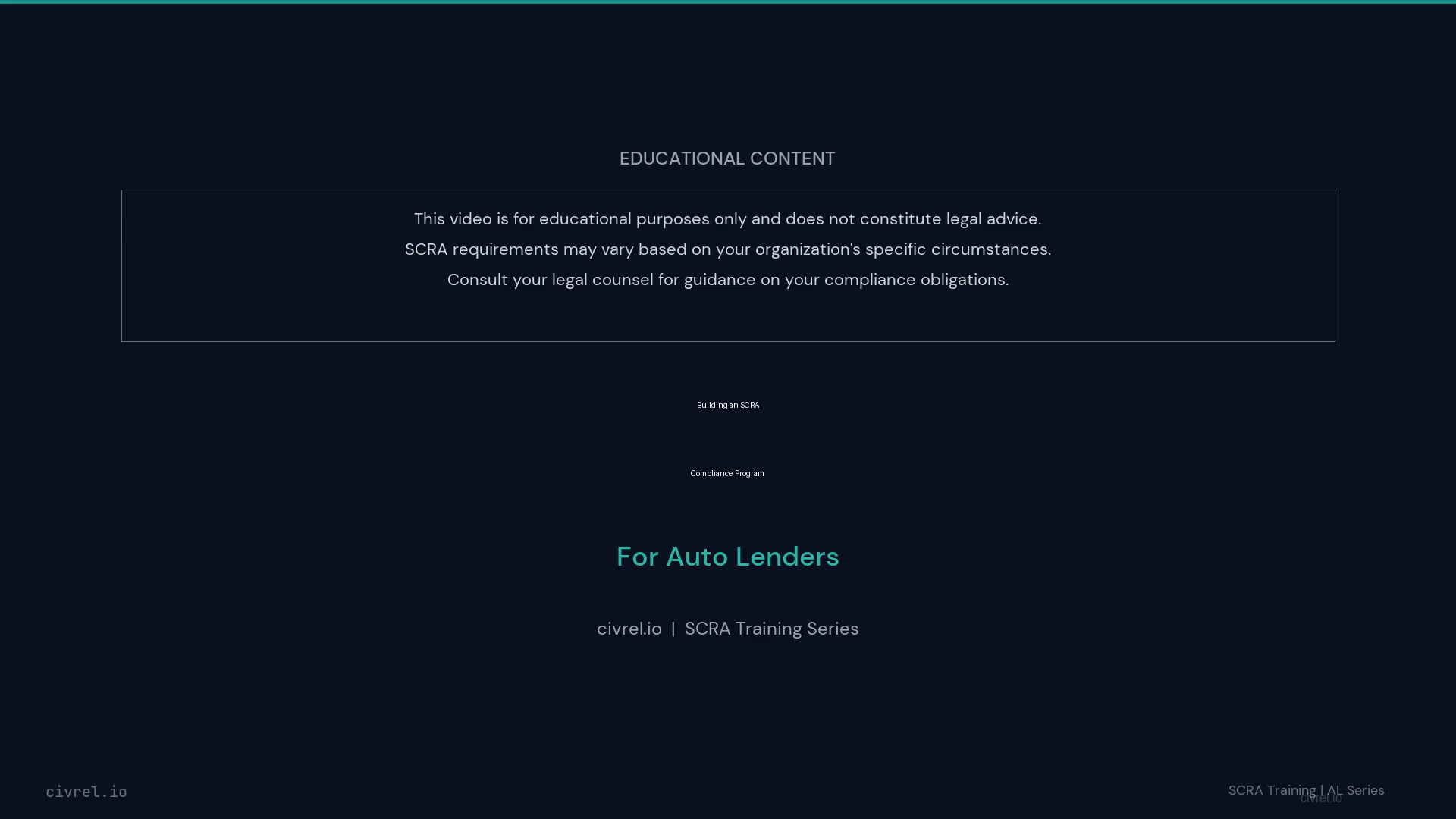 Building a Compliance Program